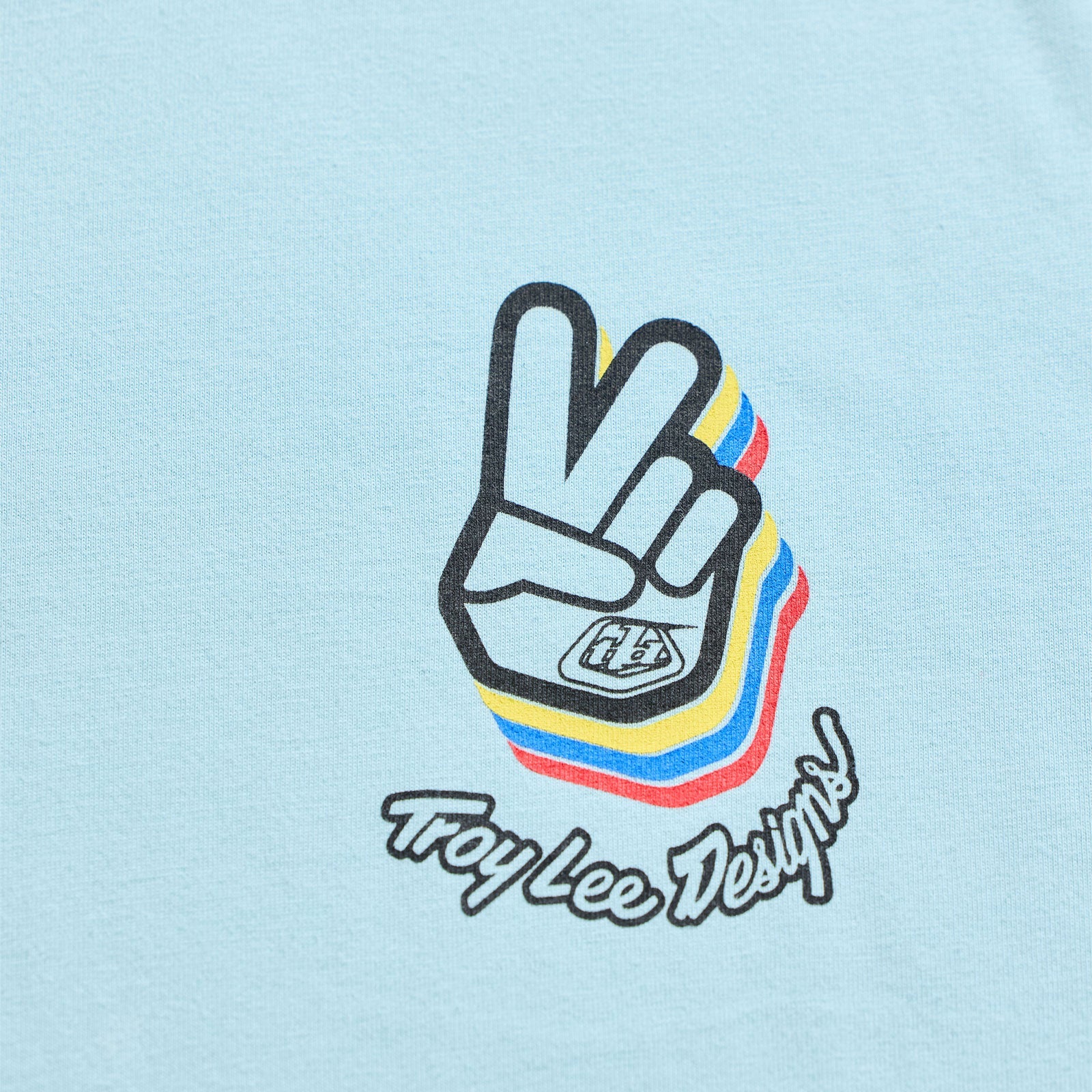 Troy Lee Designs Short Sleeve Tee Deuces Dawn Blue