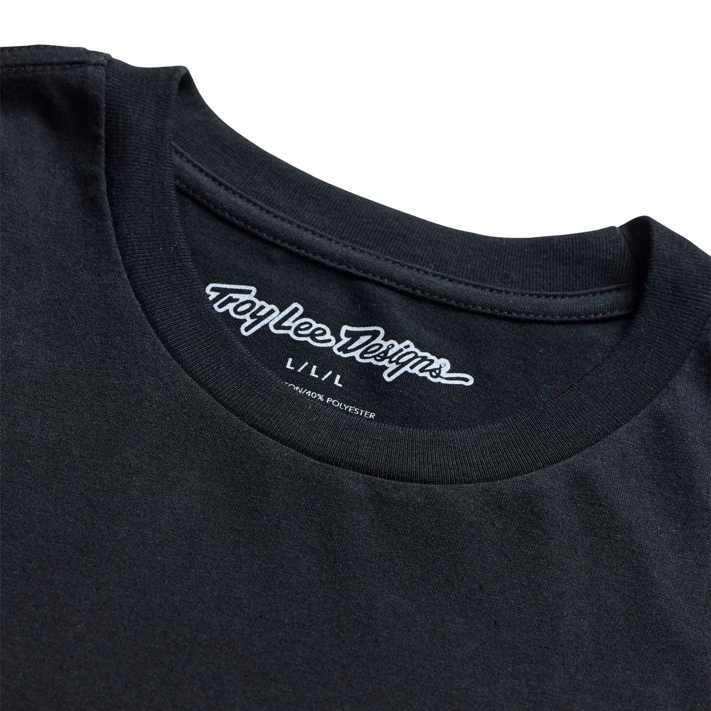 Troy Lee Designs Short Sleeve Tee Feathers Black / Black