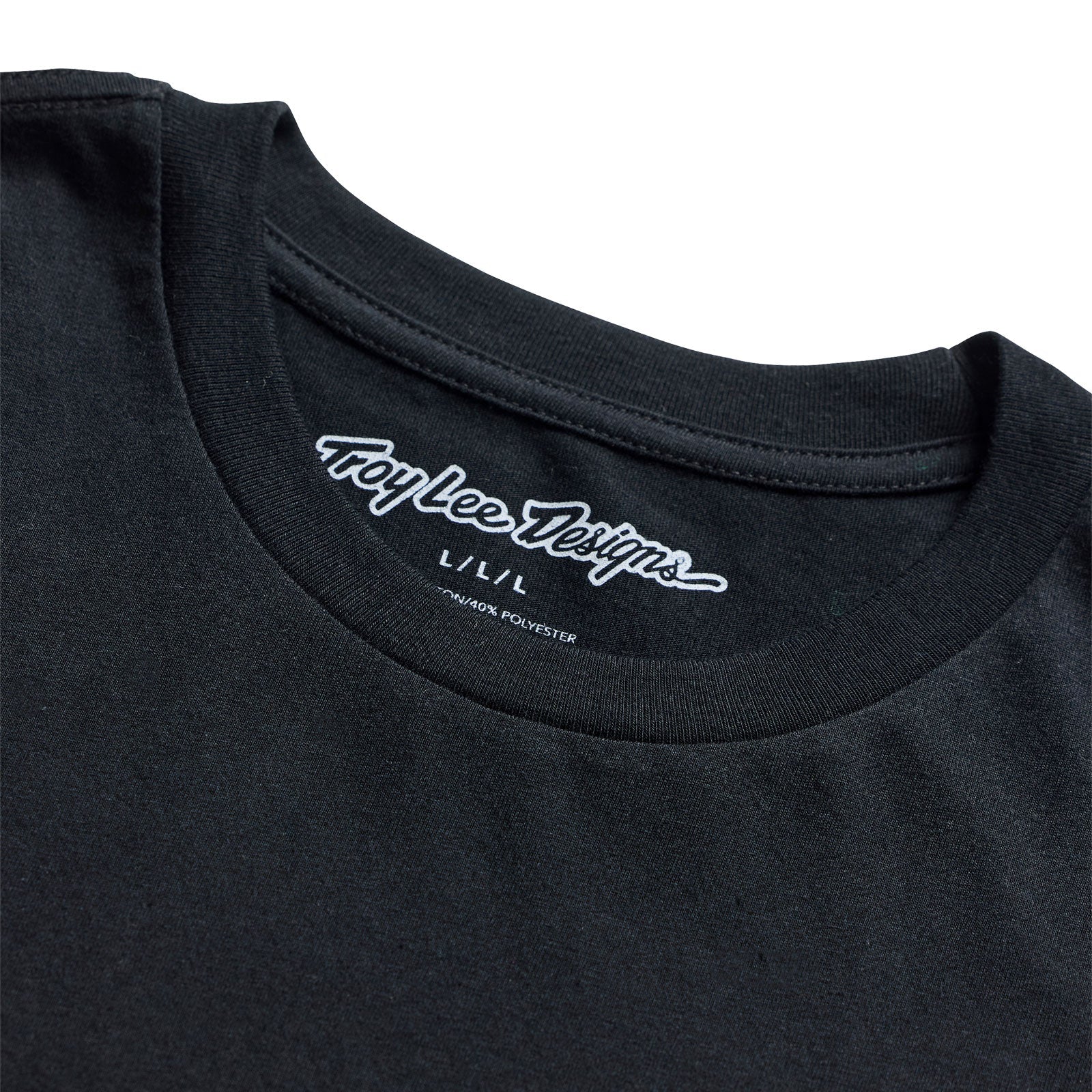 Troy Lee Designs Short Sleeve Tee Feathers Black / Black
