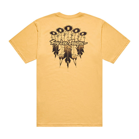 Troy Lee Designs Short Sleeve Tee Feathers Bleached Melon