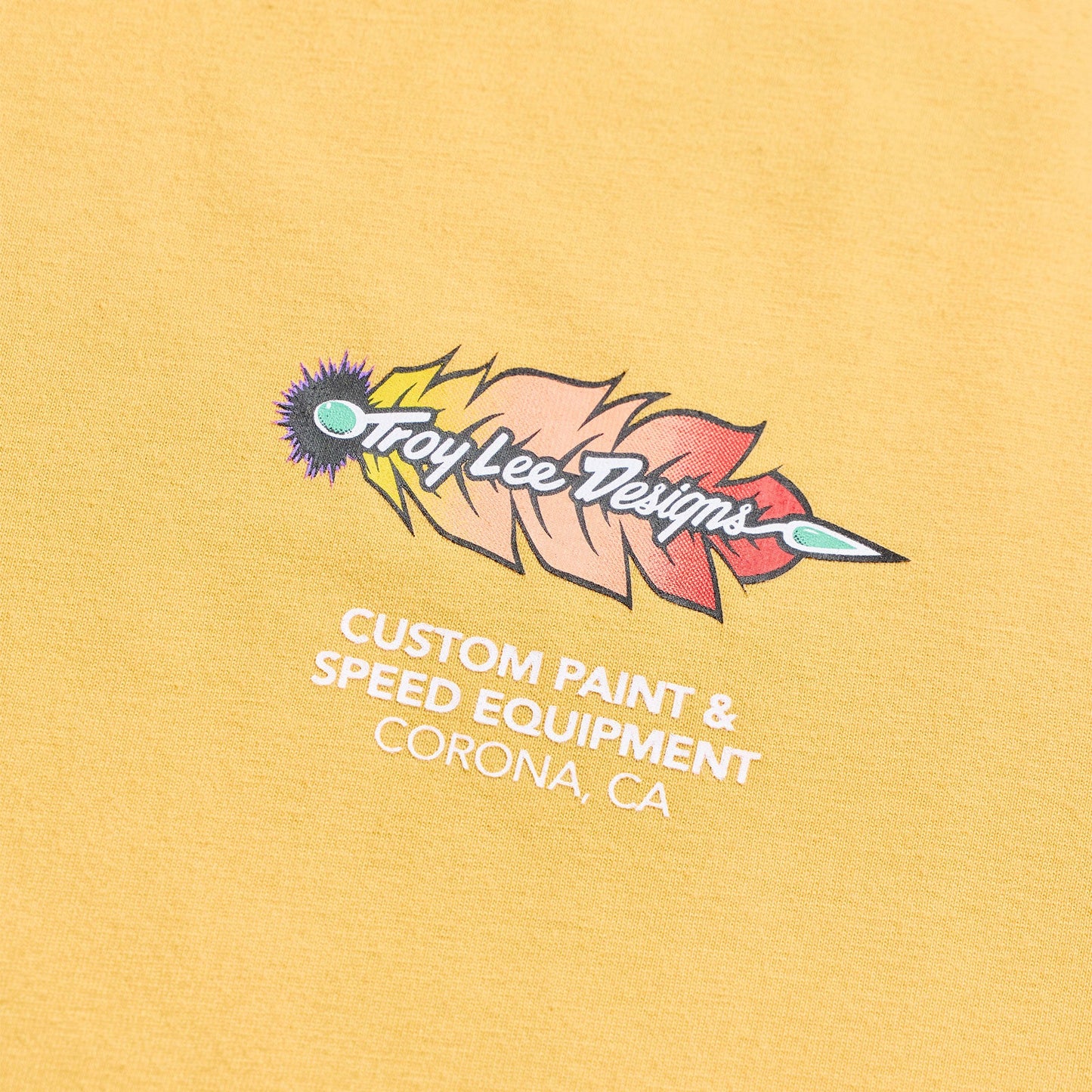 Troy Lee Designs Short Sleeve Tee Feathers Bleached Melon