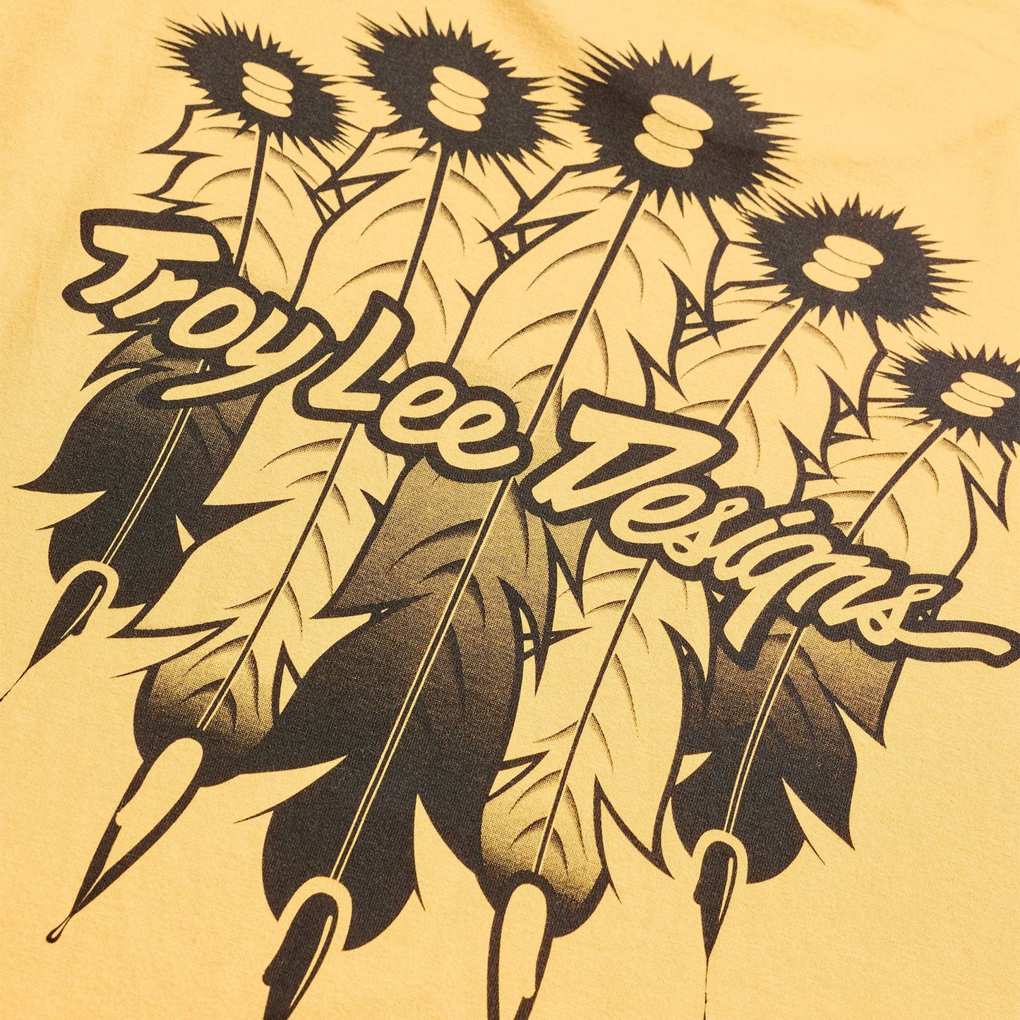 Troy Lee Designs Short Sleeve Tee Feathers Bleached Melon