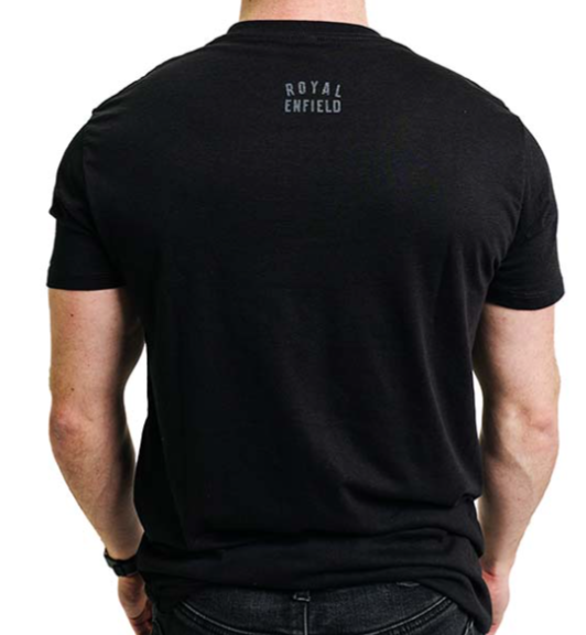 Royal Enfield Moto Anatomy Jet Black Tee 2