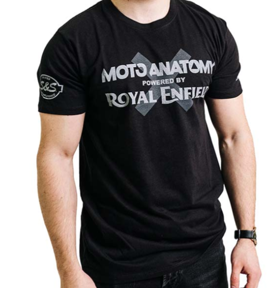 Royal Enfield Moto Anatomy Jet Black Tee 6