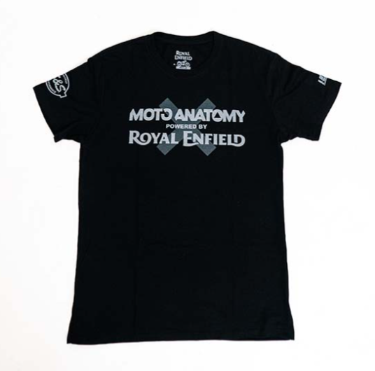 Royal Enfield Moto Anatomy Jet Black Tee 5