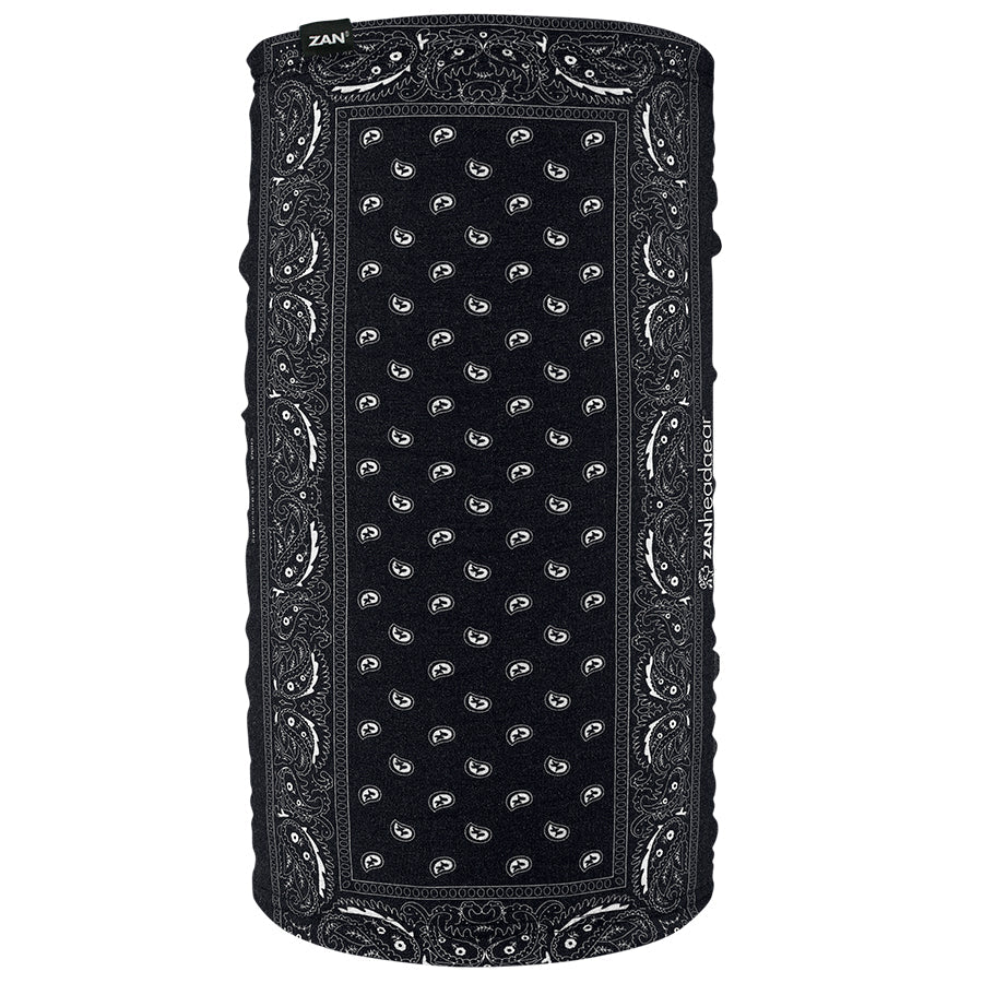 ZAN headgear Motley Tube® Fleece Lined in Black Paisley