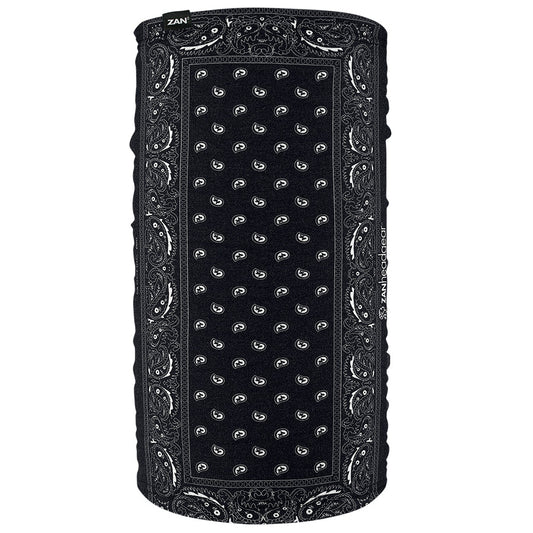 ZAN headgear Motley Tube® Fleece Lined in Black Paisley