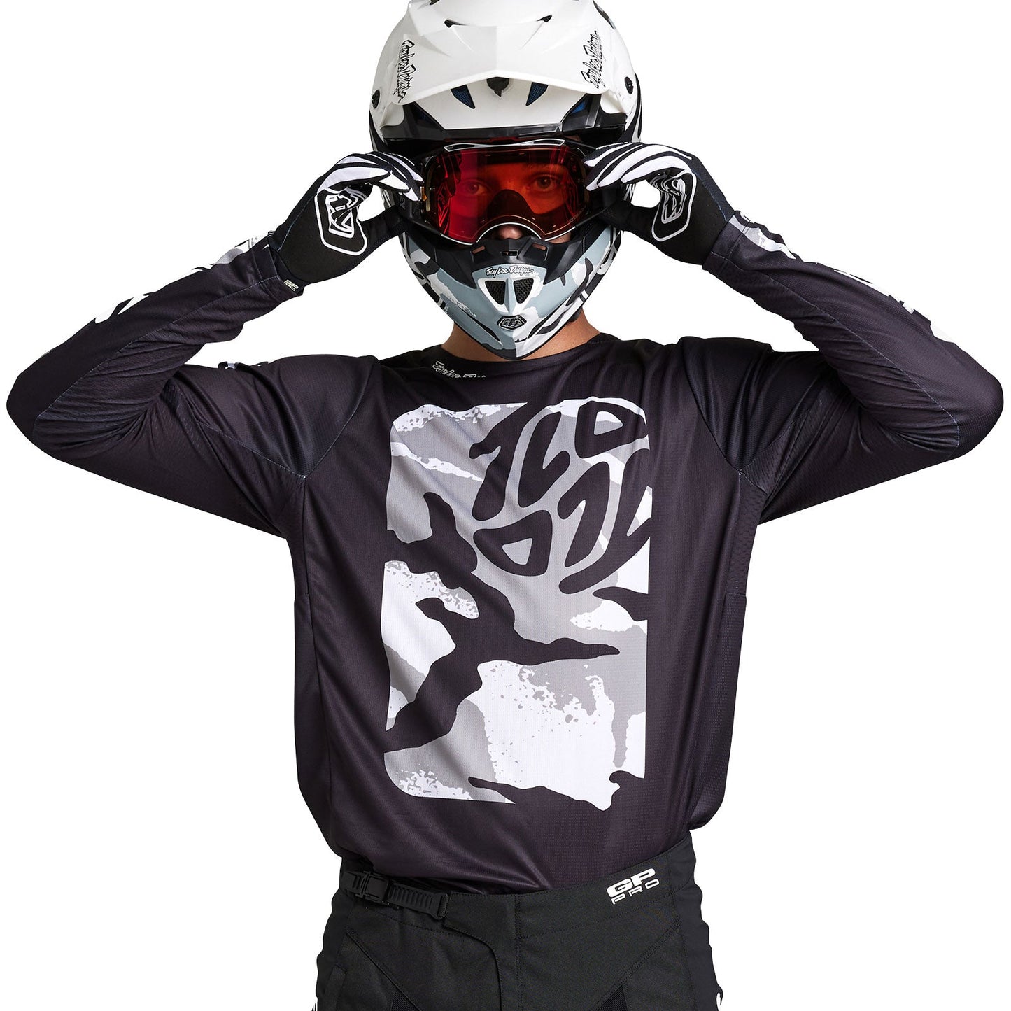 GP Pro Jersey Boxed In Black / White