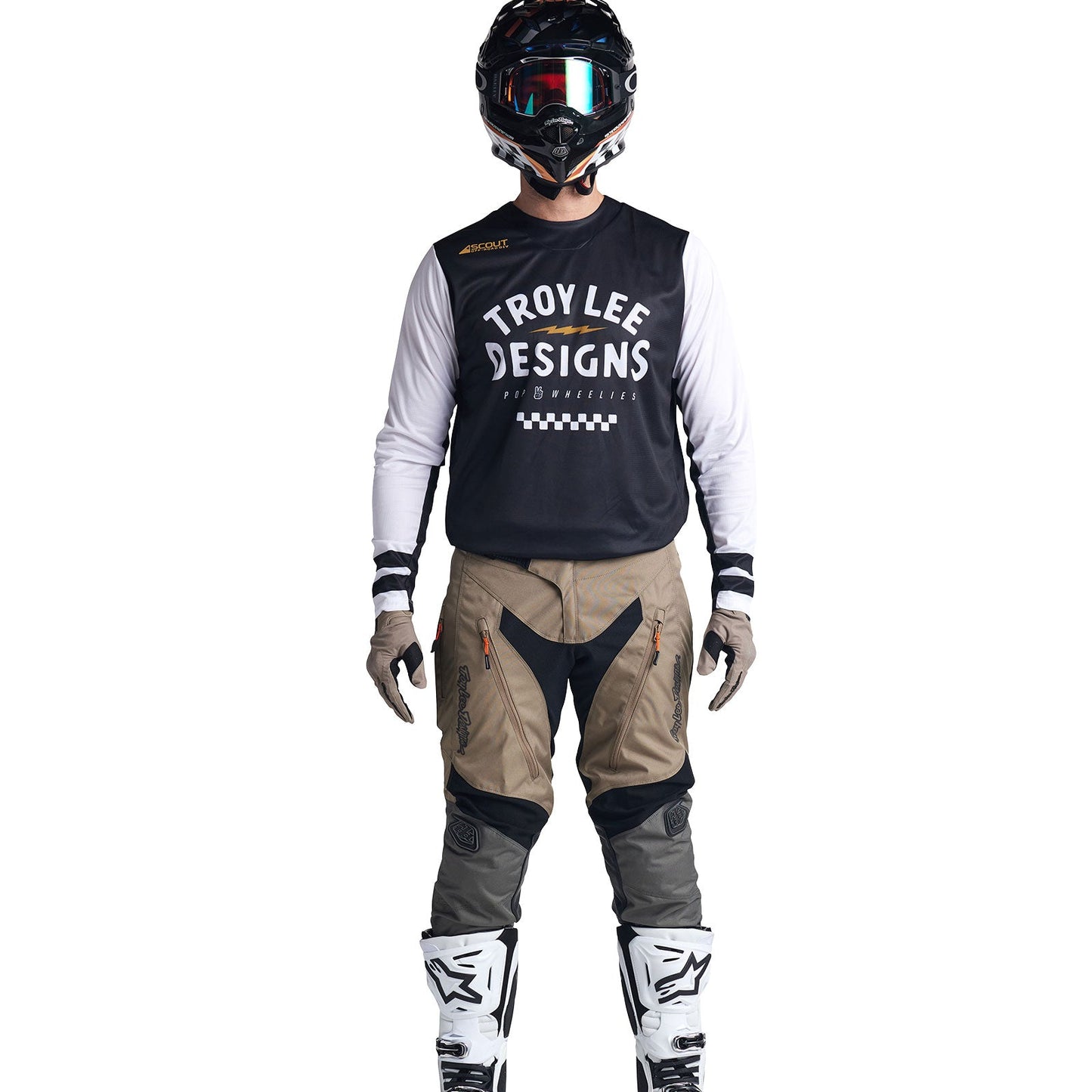 Scout GP Jersey Ride On Black / White