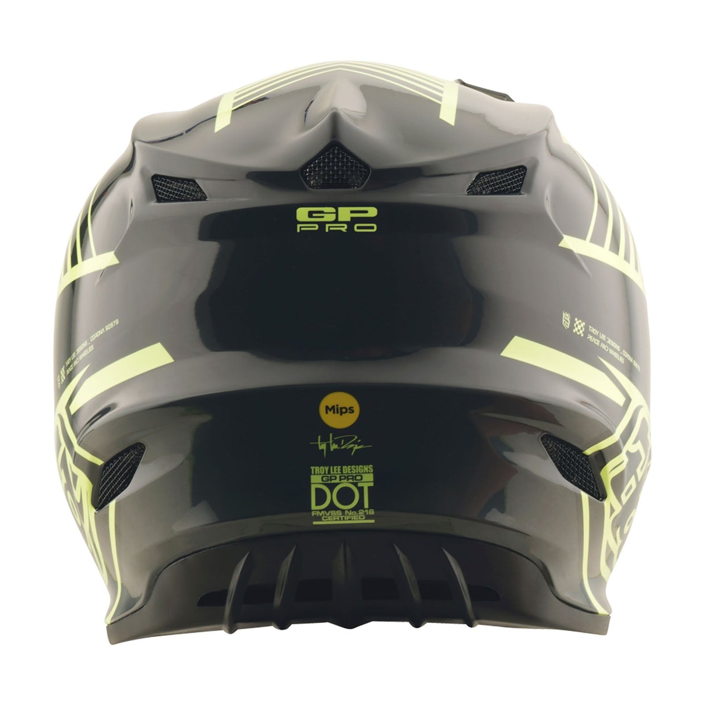 GP Pro Helmet Segment Glo Yellow / Black