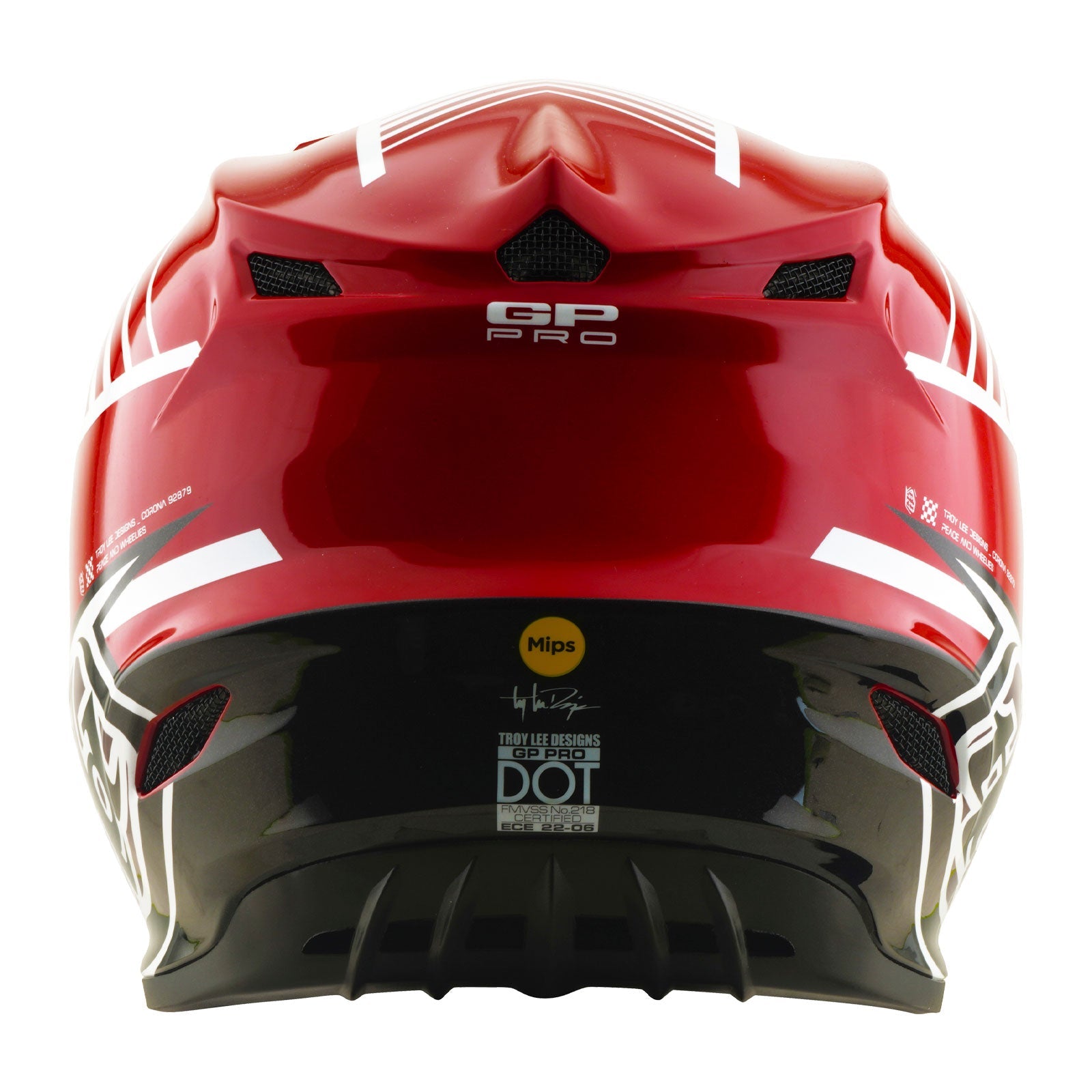 GP Pro Helmet Segment Red