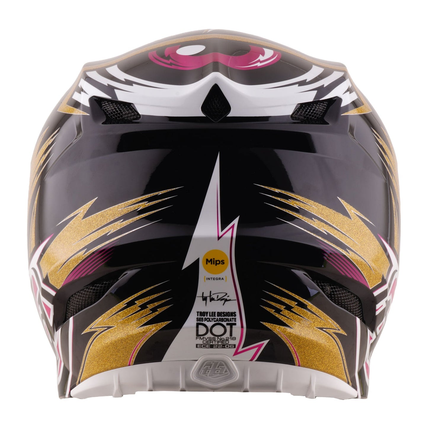 Troy Lee Designs SE5 Polycarbonate Helmet Cyclops Gold / Black