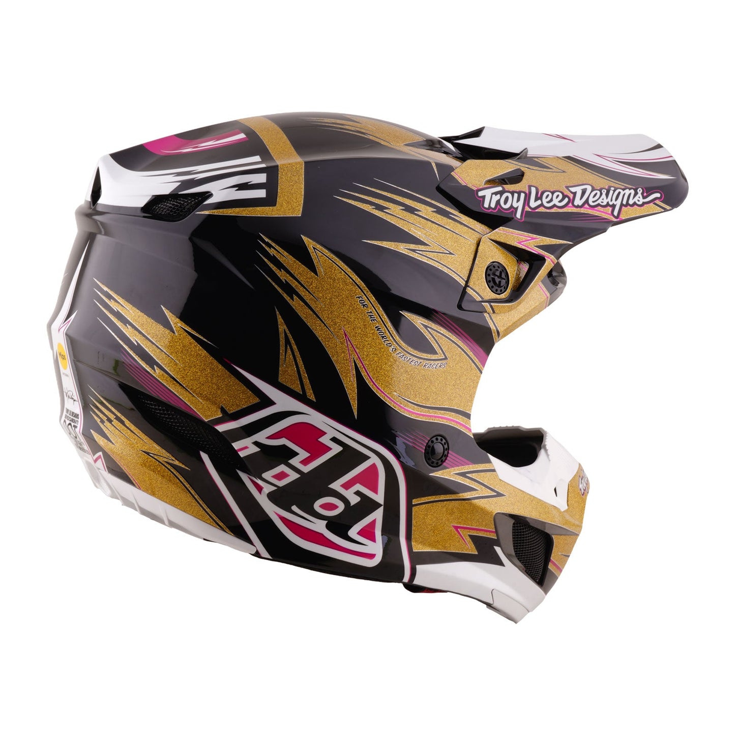Troy Lee Designs SE5 Polycarbonate Helmet Cyclops Gold / Black