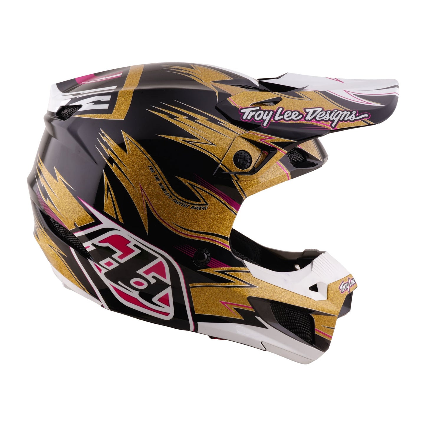 Troy Lee Designs SE5 Polycarbonate Helmet Cyclops Gold / Black