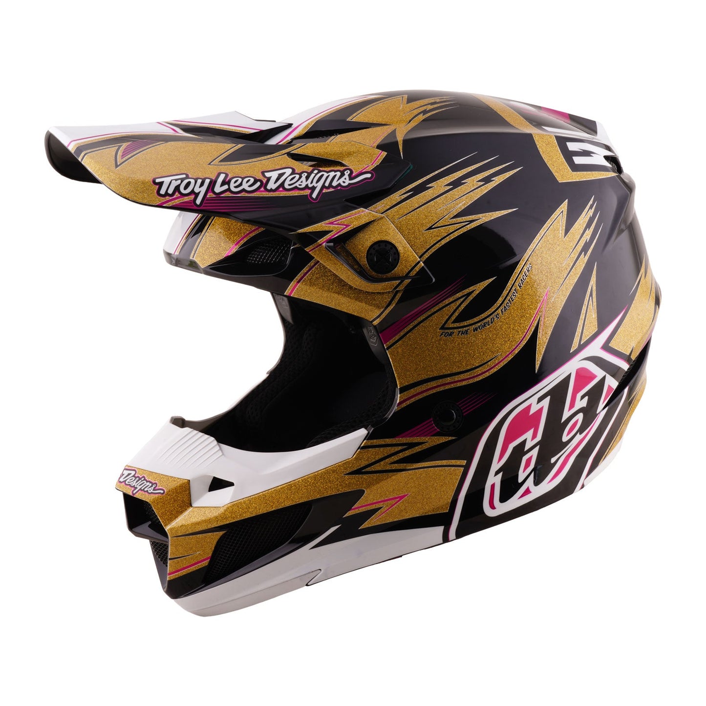 Troy Lee Designs SE5 Polycarbonate Helmet Cyclops Gold / Black