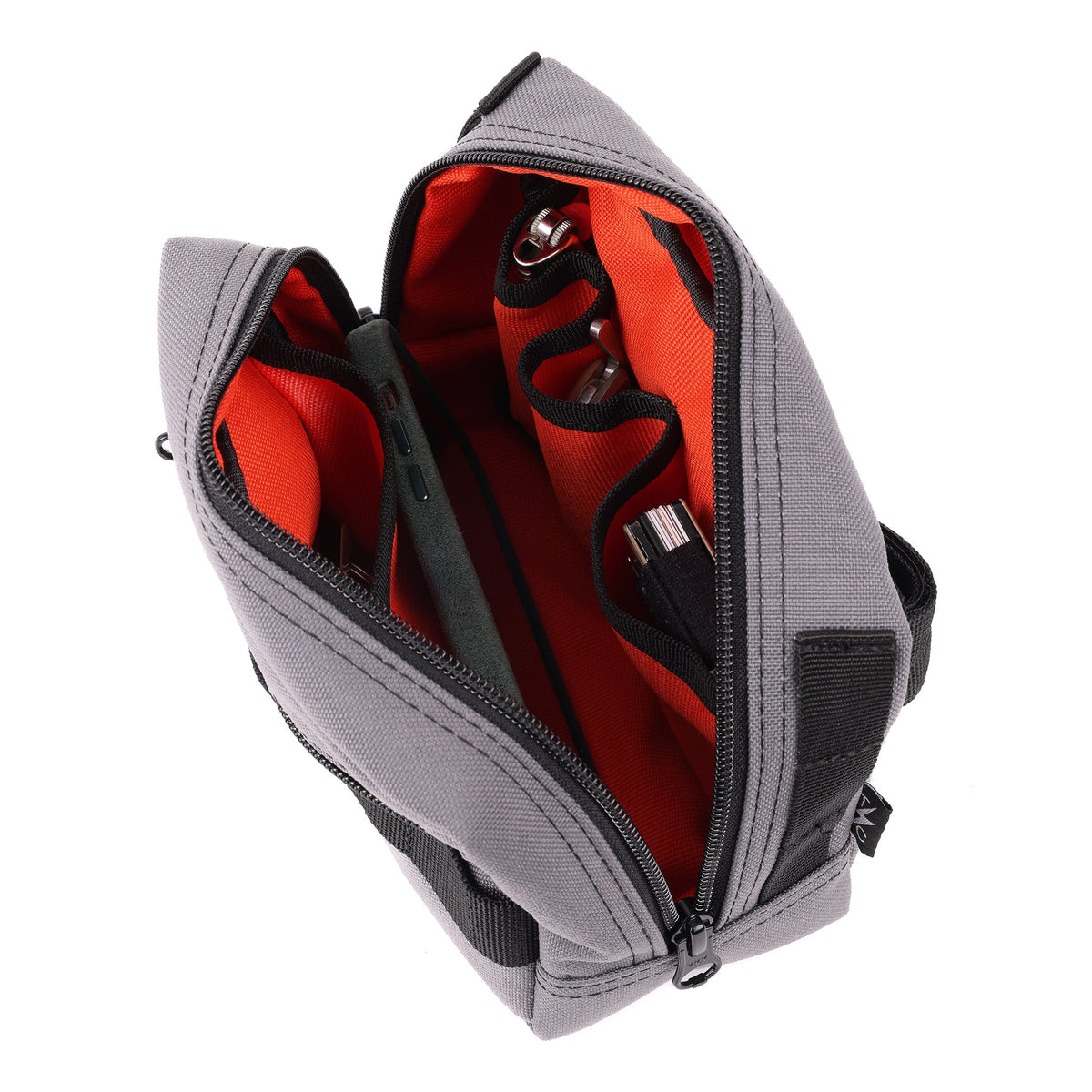 Thrashin Supply Handlebar Bag in Gray