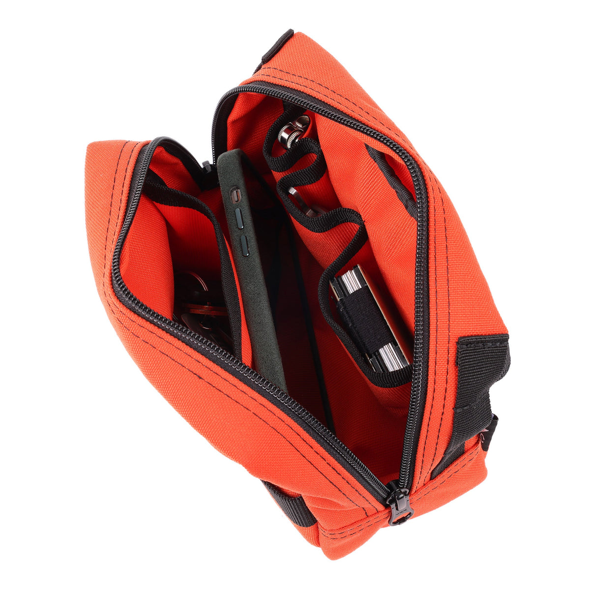 Thrashin Supply Handlebar Bag in Orange