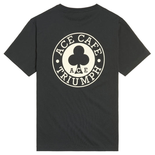 Triumph Ace Cafe Printed Pocket T-Shirt Black