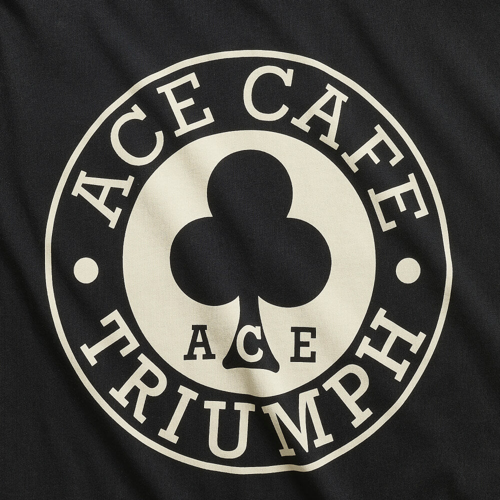 Triumph Ace Cafe Printed Pocket T-Shirt Black
