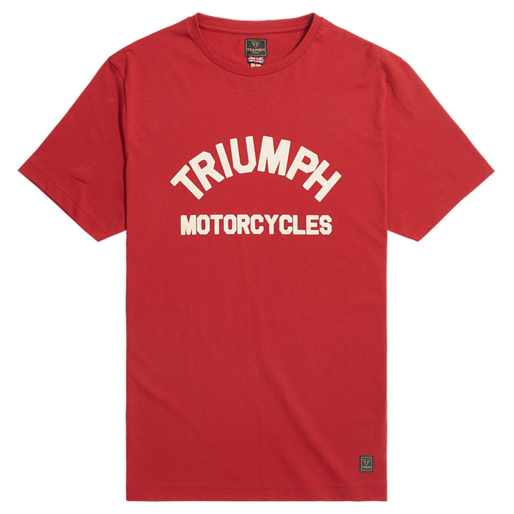 Triumph Burnham T-Shirt Red / Bone