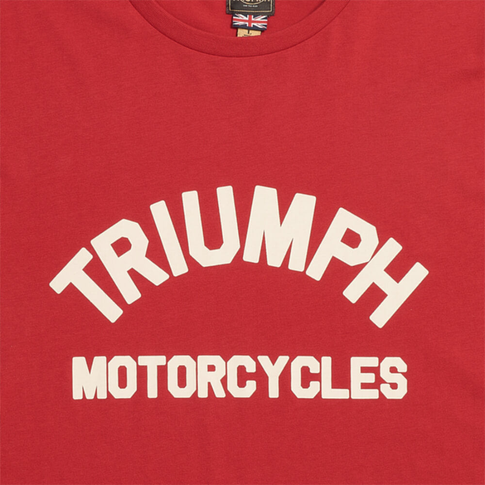 Triumph Burnham T-Shirt Red / Bone