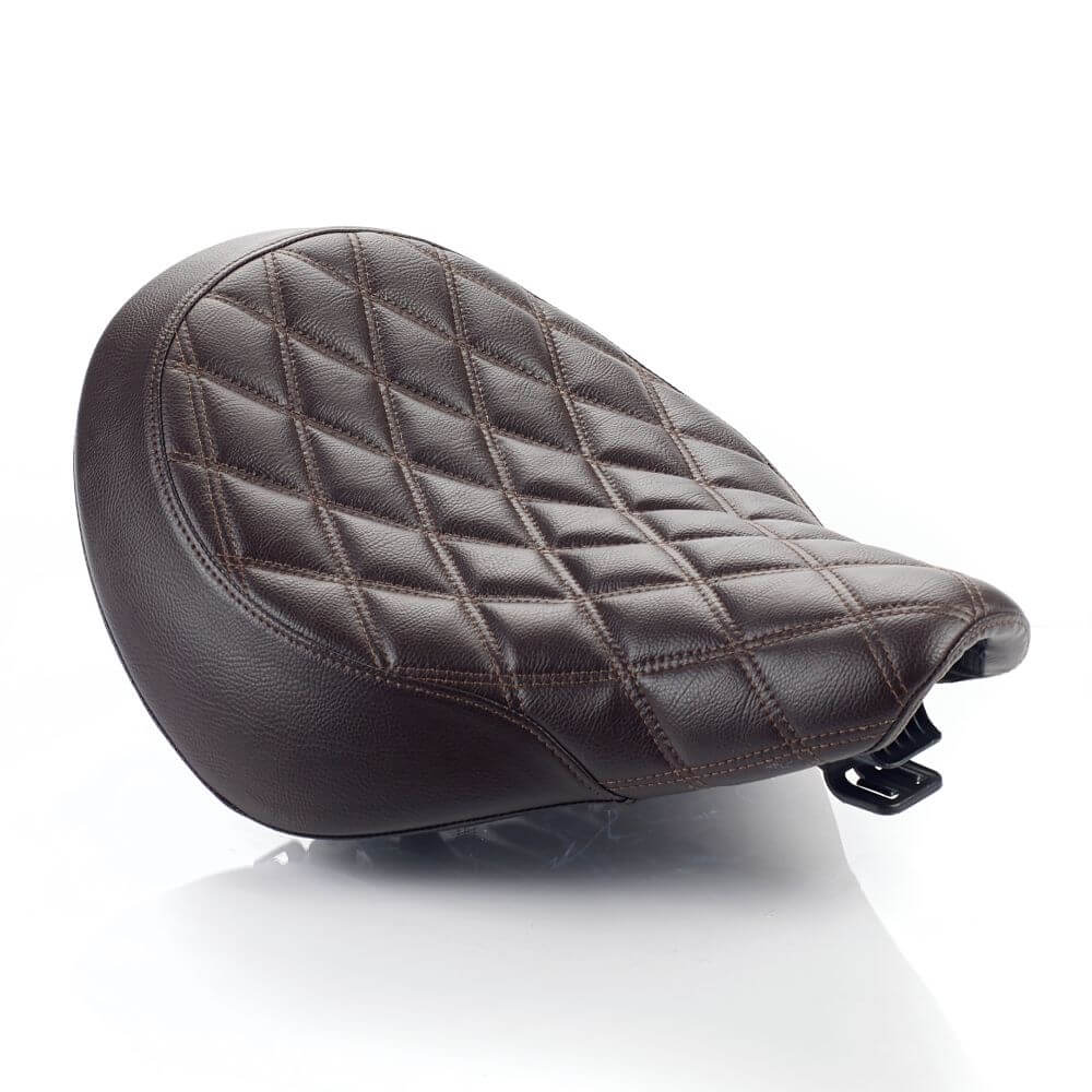 Triumph Brown Quilted Rider Seat