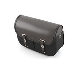 Triumph Black Left Hand Side Waxed Cotton Pannier