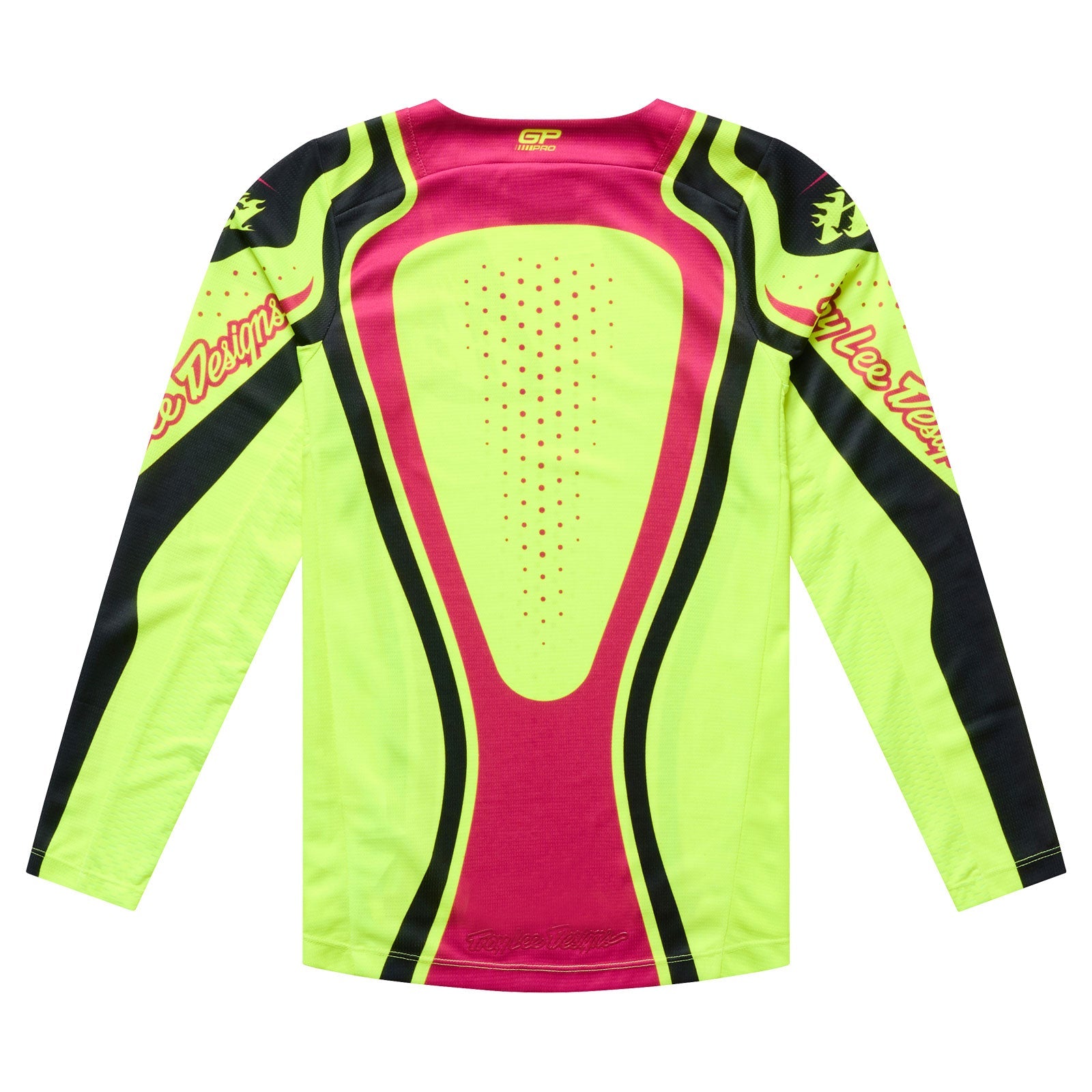 Youth GP Pro LS Jersey Roller Flo Yellow / Fuchsia