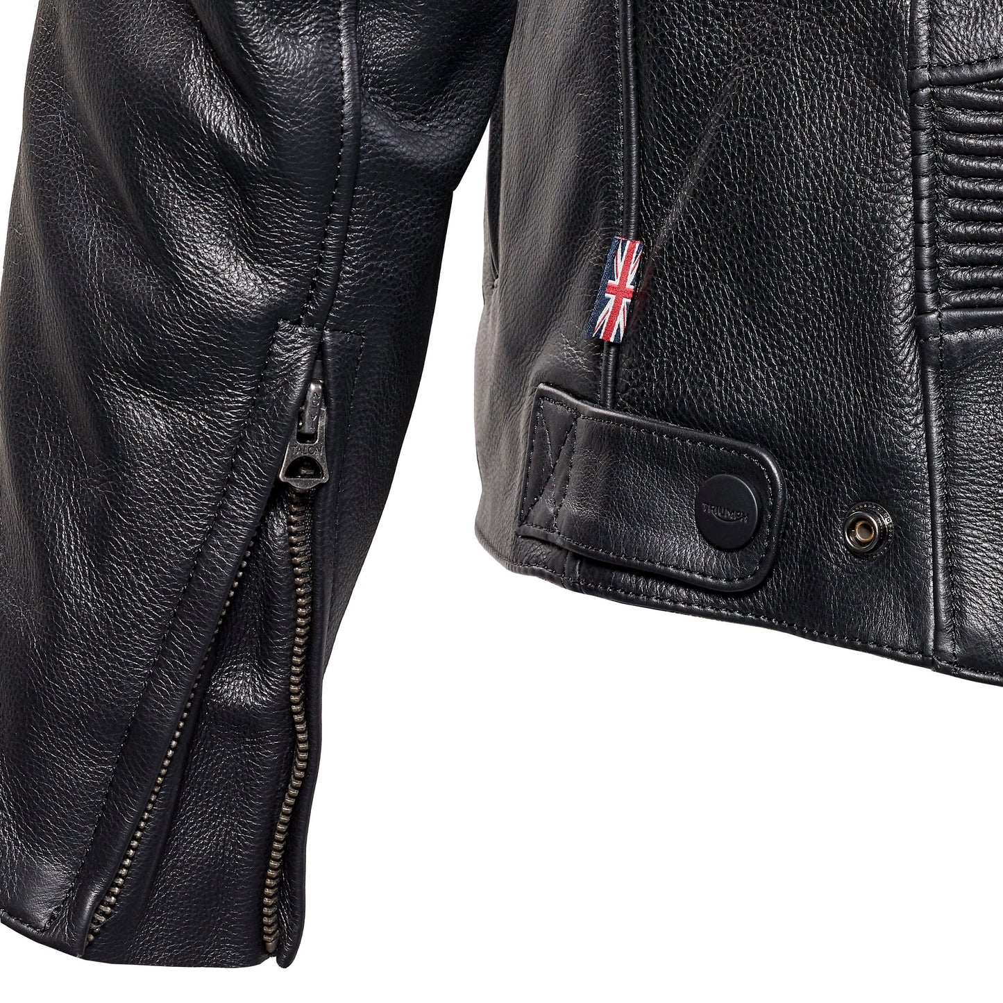 Triumph Braddan Leather Jacket - Black