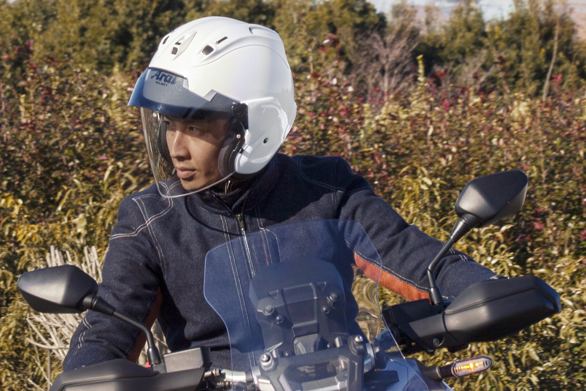 Arai Ram-X Helmet in Diamond White