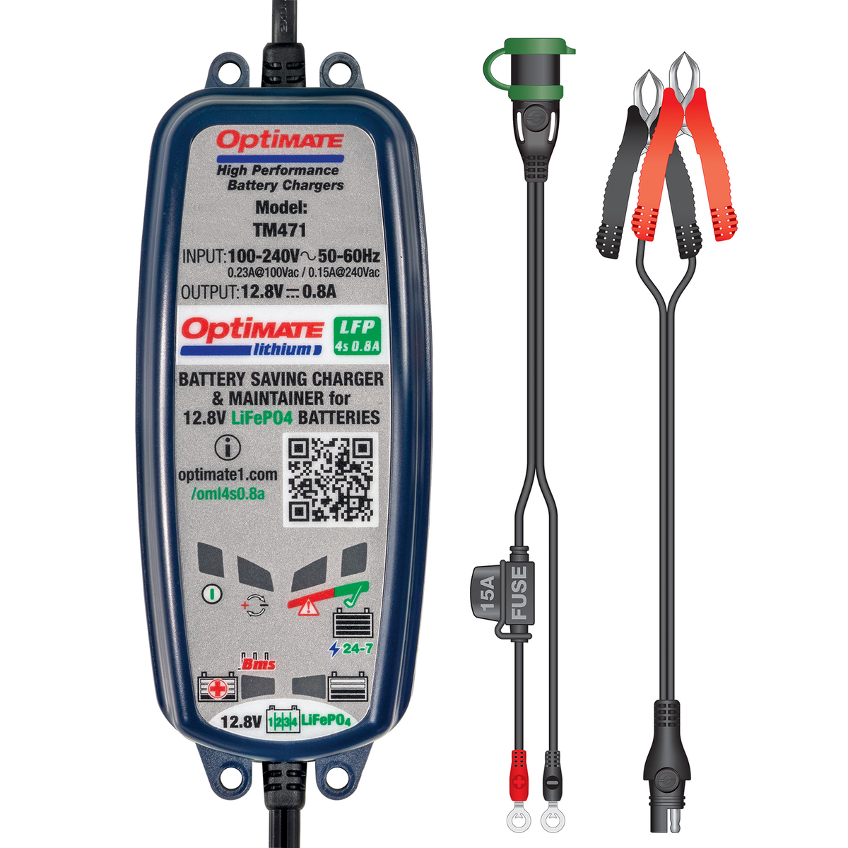 TecMate OptiMate™ Lithium Battery Charger and Maintainer