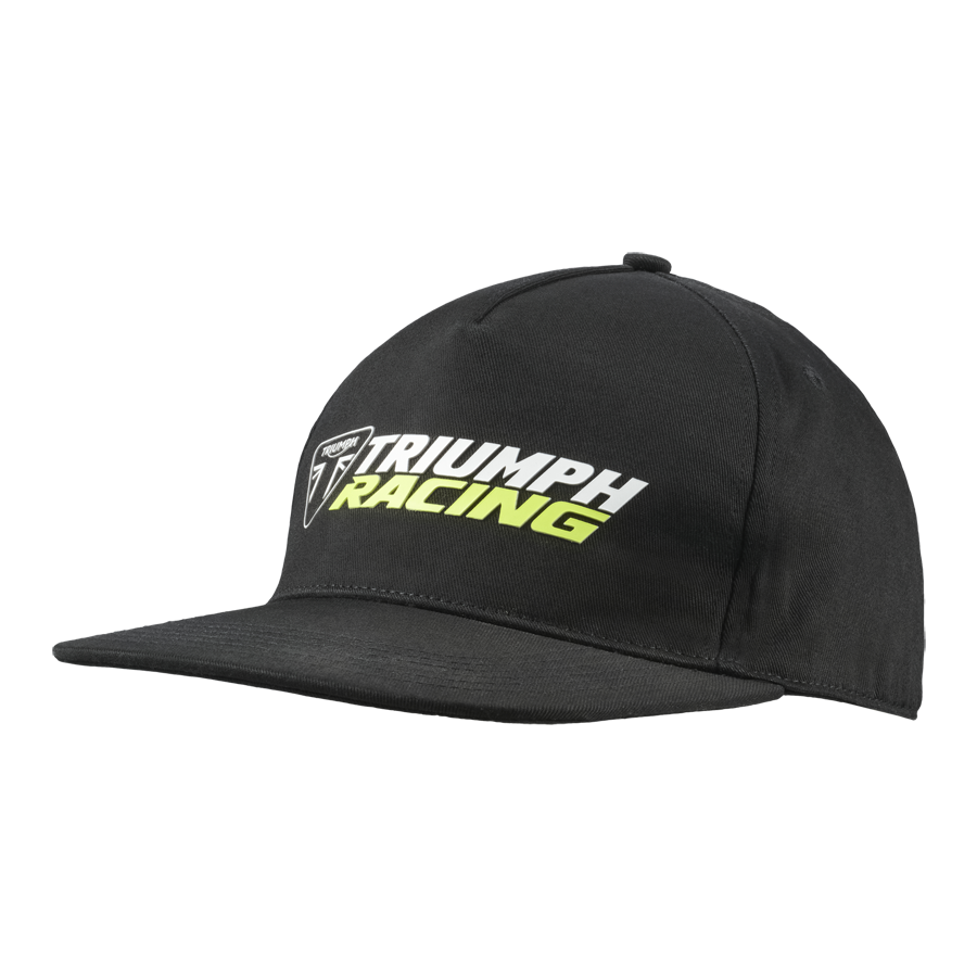 Triumph Racing Logo Flat Peak Cap
