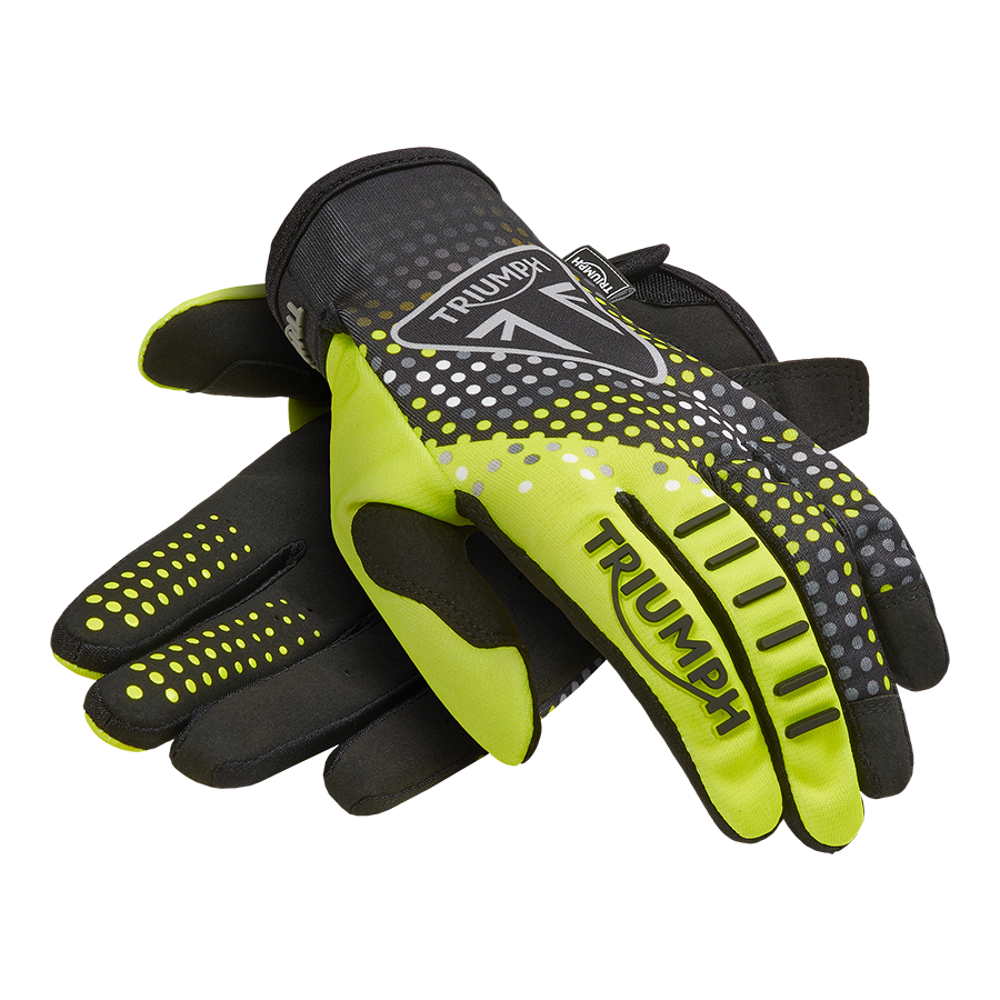 Triumph Roller MX Gloves Fluro / Black