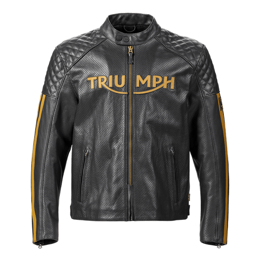 Braddan Air Race Jacket - Black & Gold