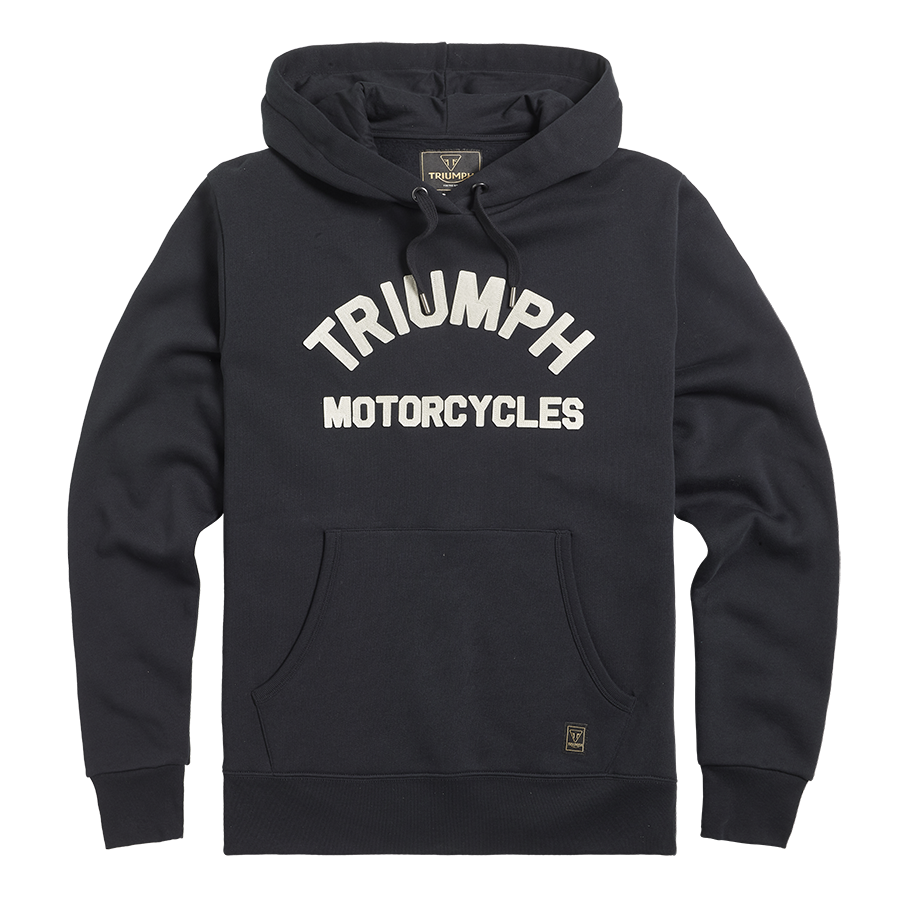 Triumph Carrick Pull-On Hoodie Black / Bone