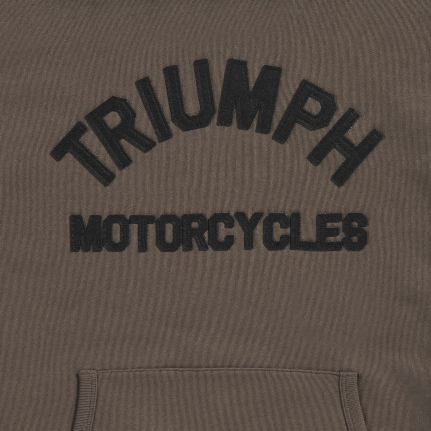 Triumph Carrick Pull-On Hoodie Iron / Black, detail view