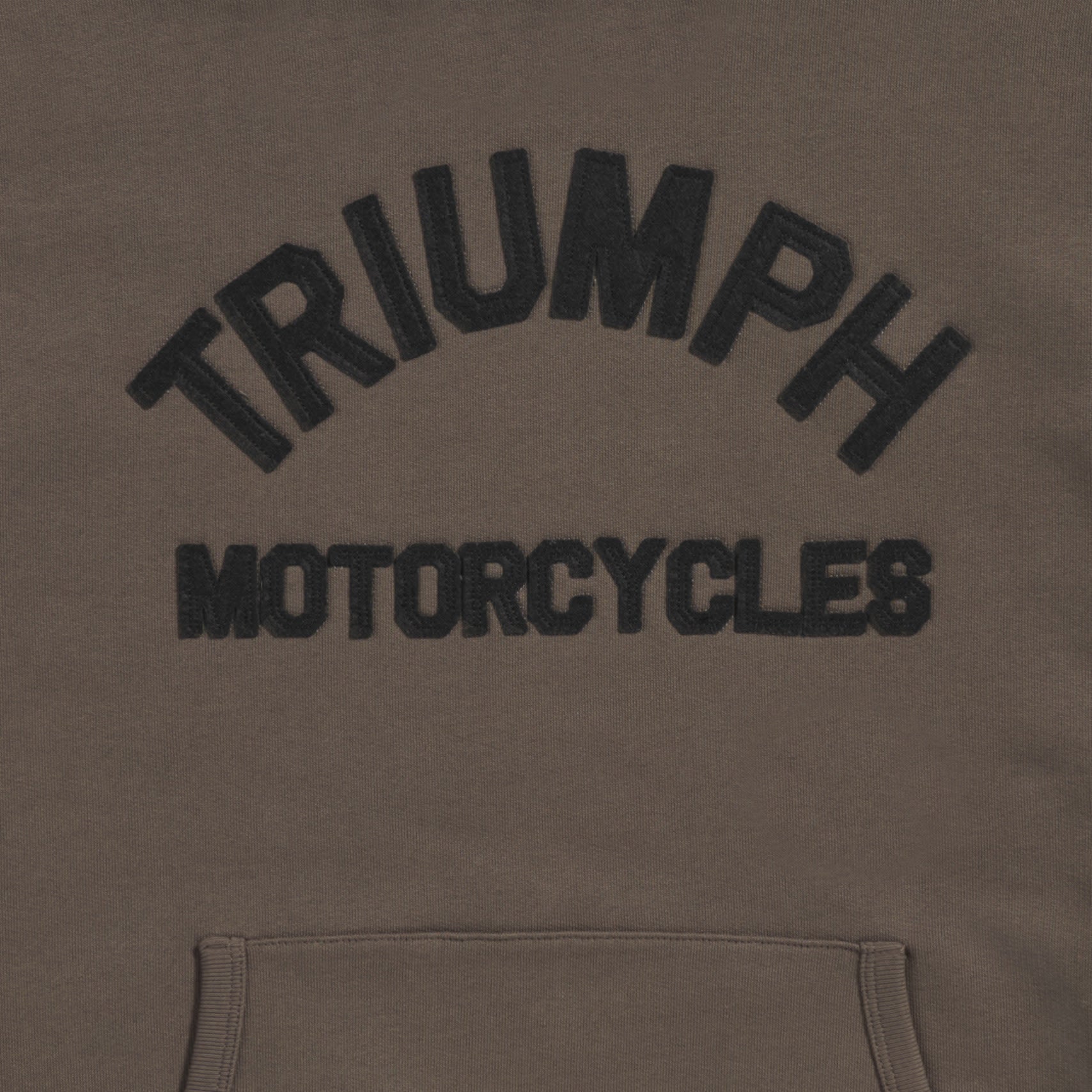 Triumph Carrick Pull-On Hoodie Iron / Black, detail view