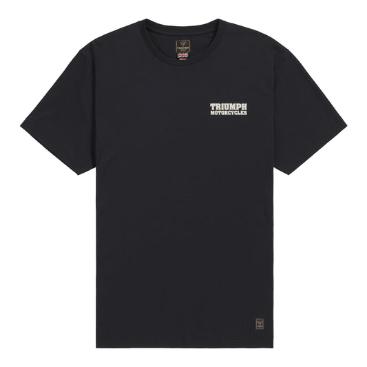 Triumph Hello Moto Tee Black