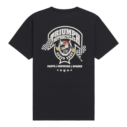Triumph End Game Tee Black, back view