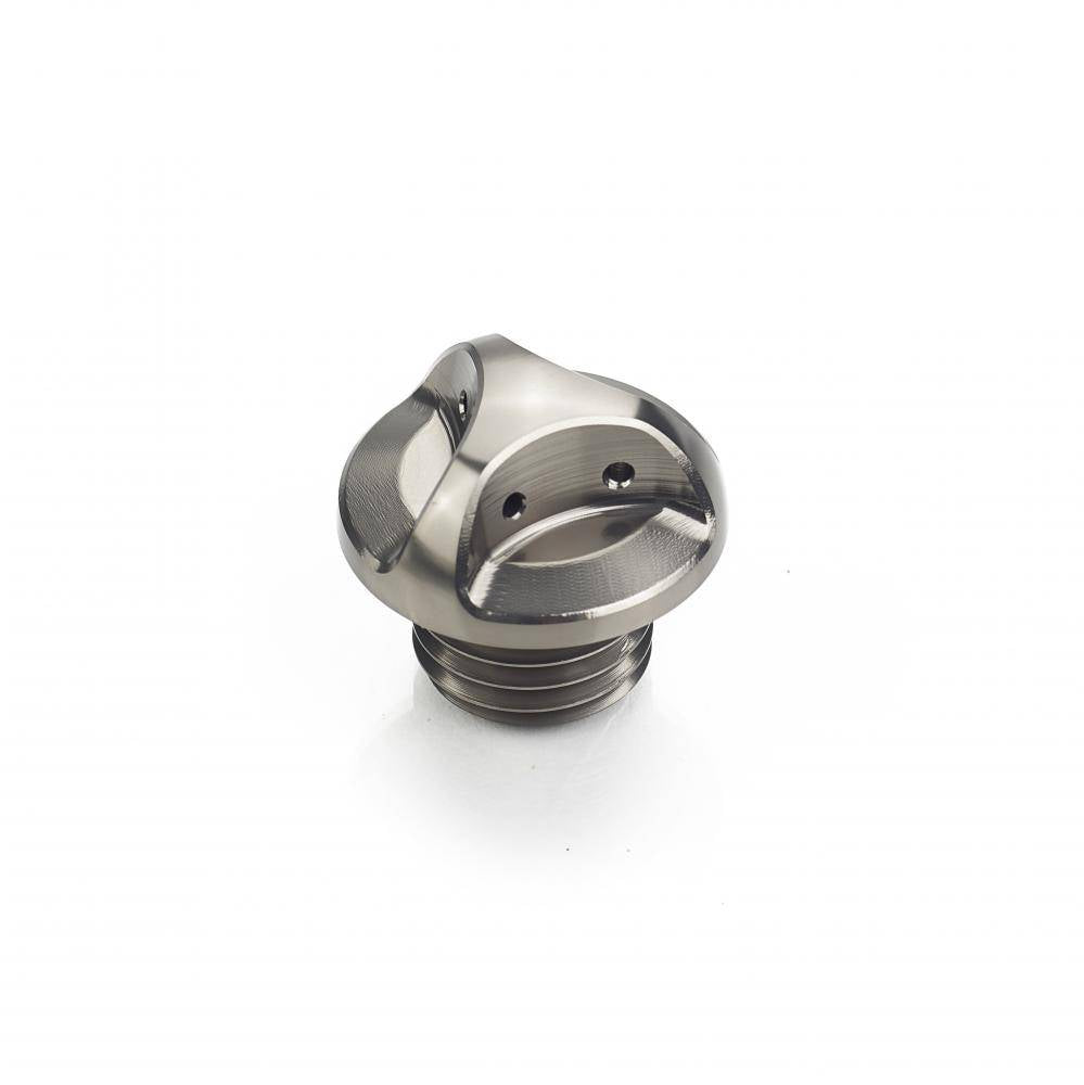 Oil filler cap in grey