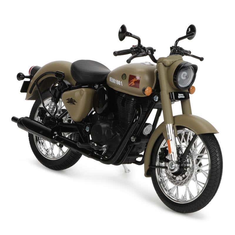 Royal Enfield Mini Me 3d Scale Model Desert