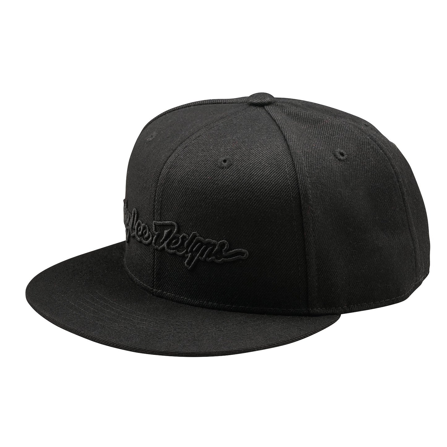 Flat Bill Snapback Signature Black / Black