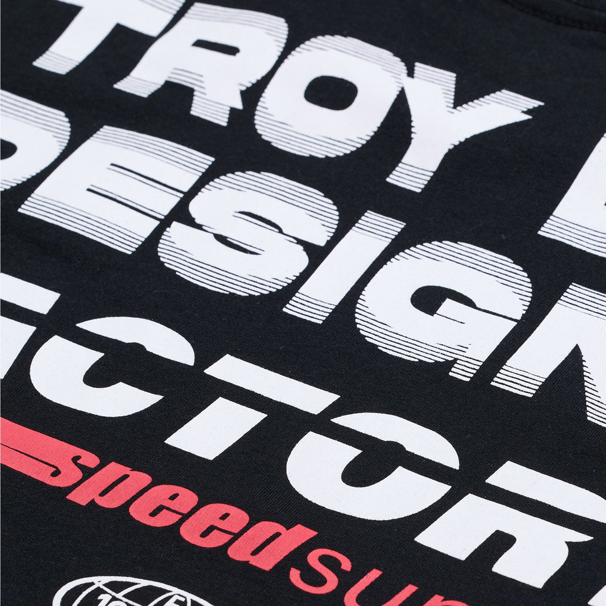 Short Sleeve Tee Troy Lee Designs Factory Racing Black / Reflective — view 6