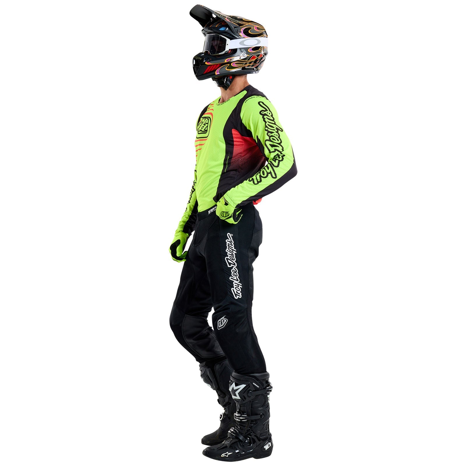 GP Pro Air Jersey Ripple Glo Yellow / Infra Red