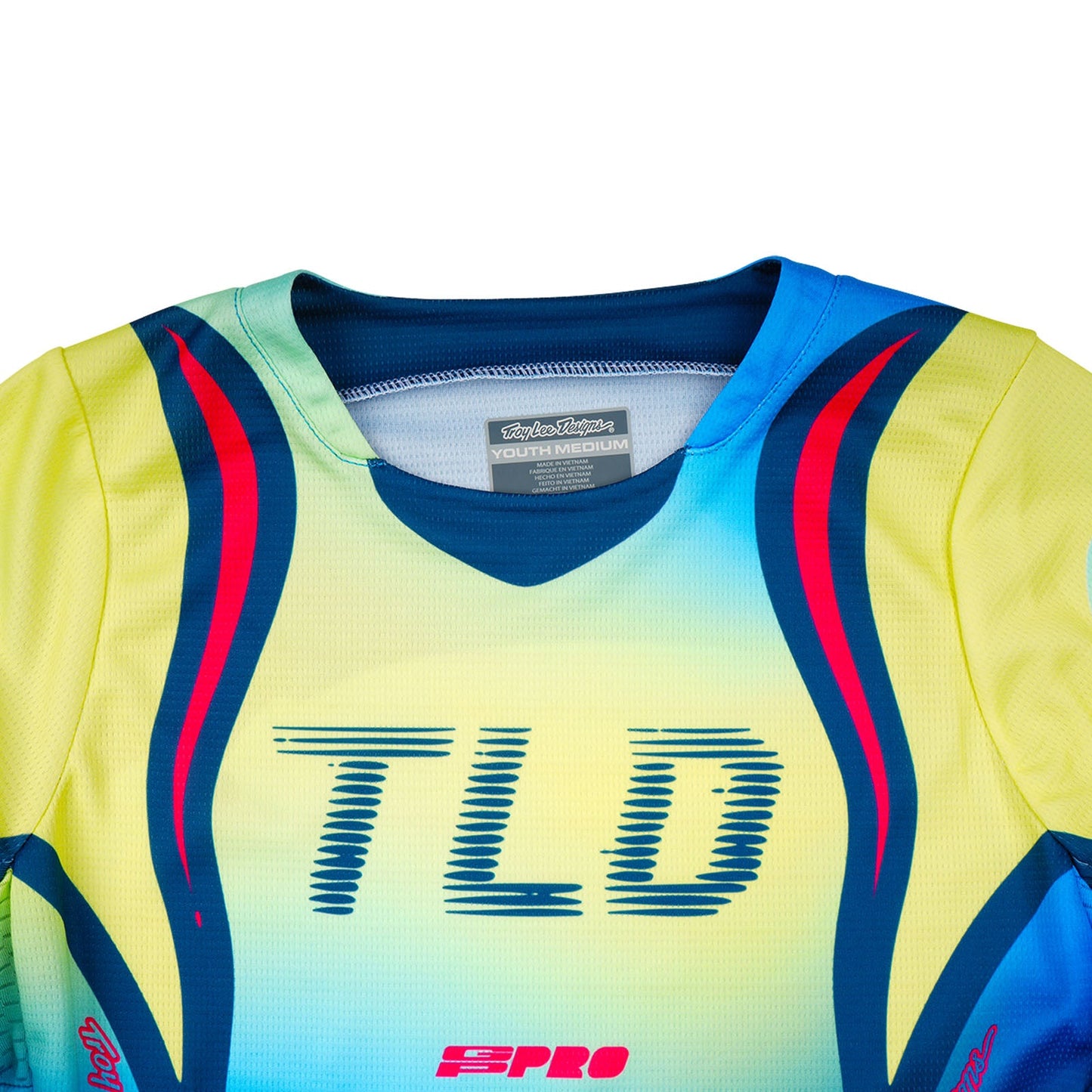 Youth GP Pro Jersey Drip Glo Yellow / Dark Navy