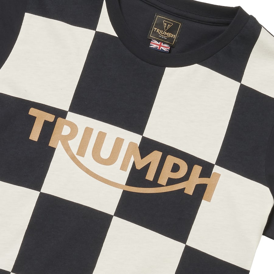 Katrina Checkerboard Womens Tee