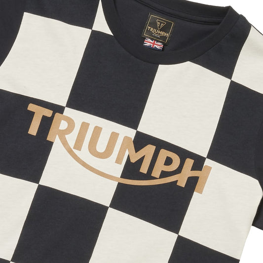 Katrina Checkerboard Womens Tee